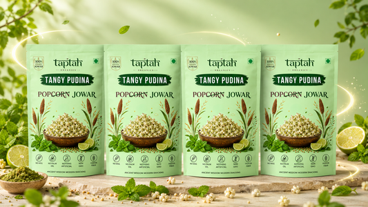 Organic Jowar Pops - Tangy Pudina (4 pack)