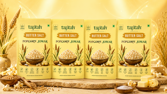 Organic Jowar Pops - Butter Salt (4 pack)